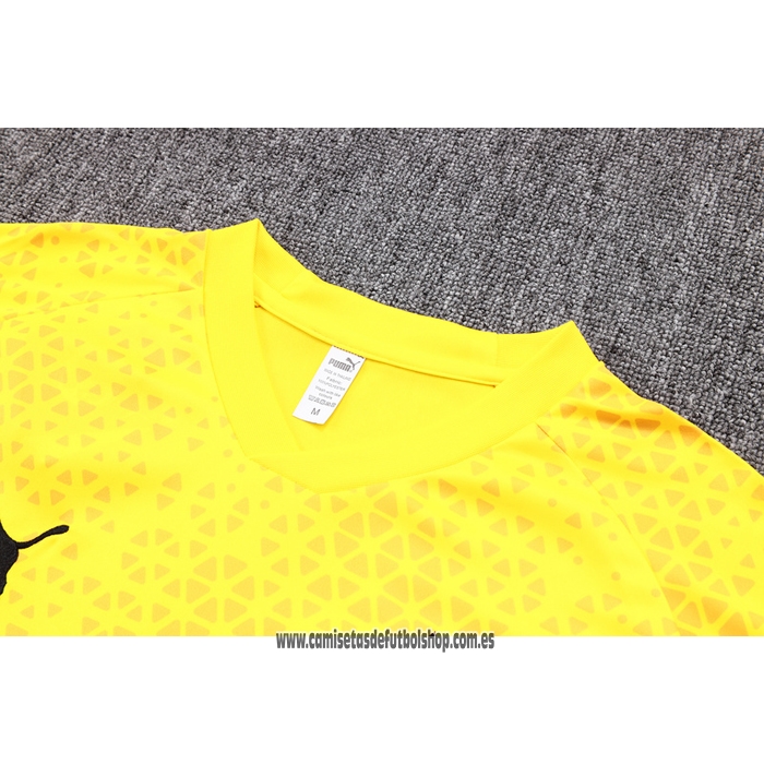 Camiseta de Entrenamiento Borussia Dortmund 23-24 Amarillo